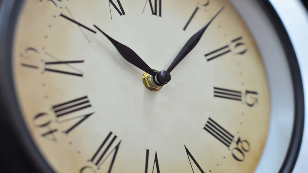 Nahaufnahme einer Uhr