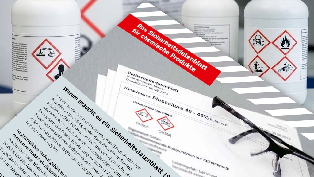 Chemikalien - Sicherheitsdatenblatt (SDB)