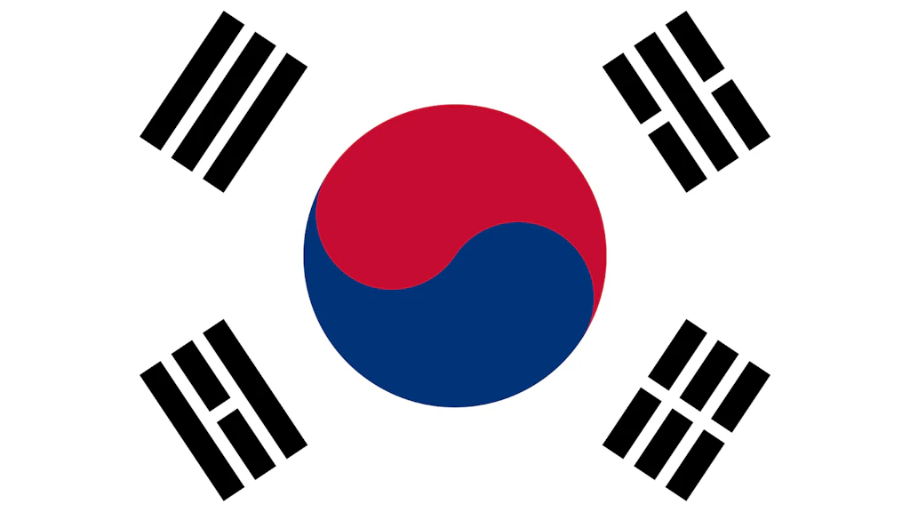 Drapeau de la Corée du sud