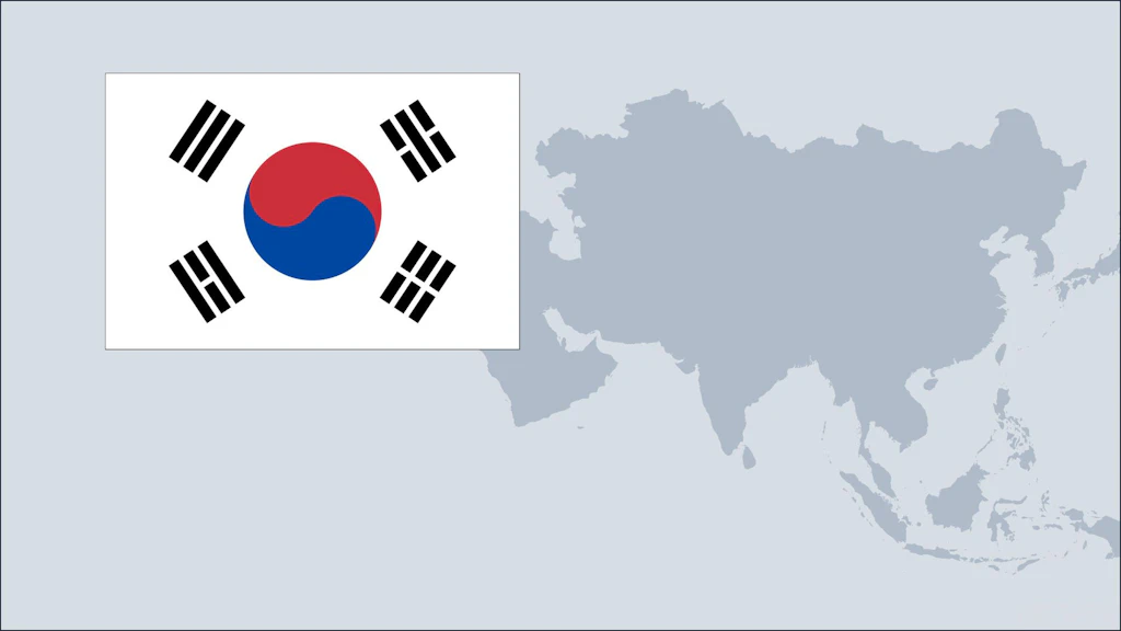 Süd Korea Flagge