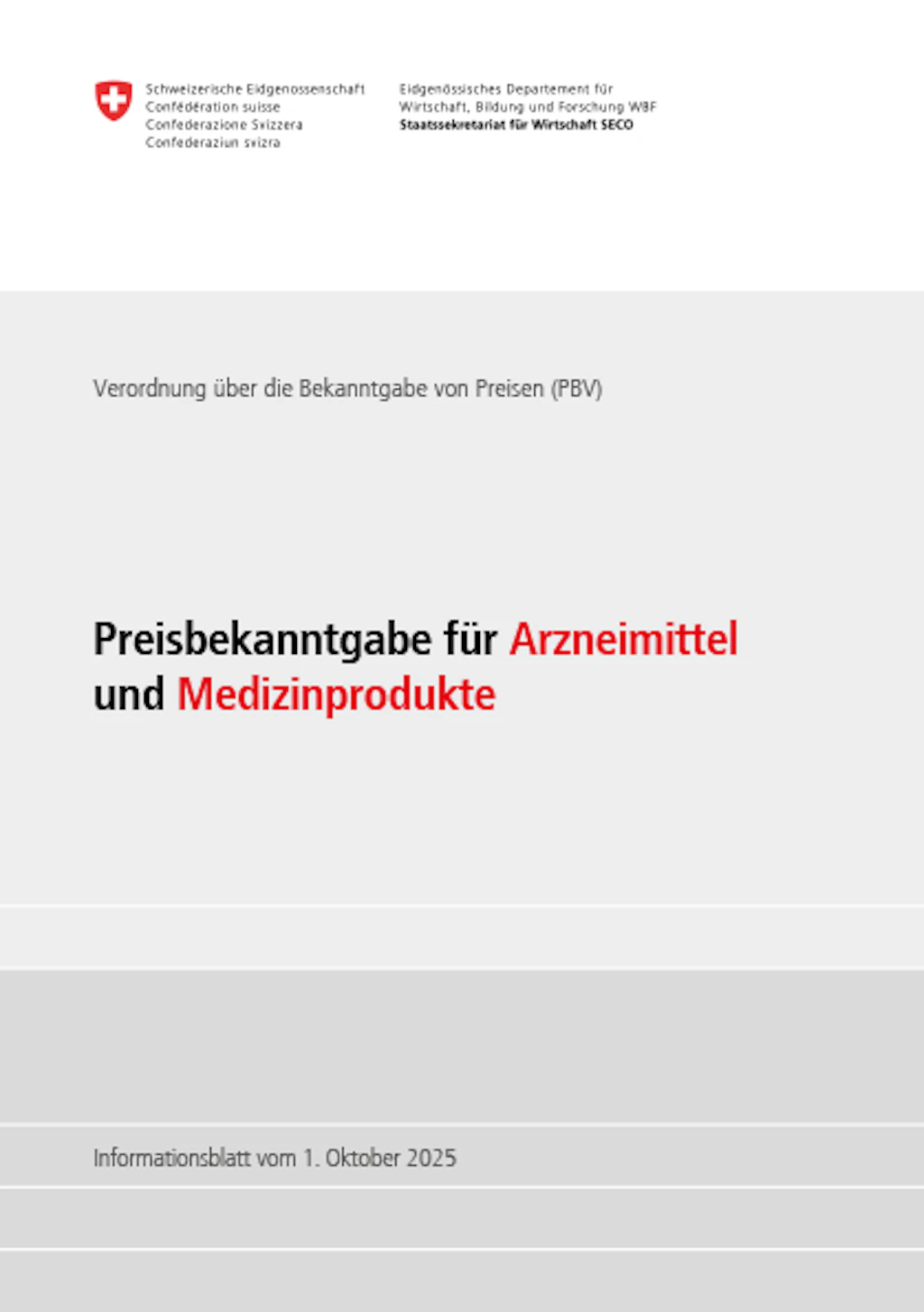 Bild Preisbekanntgabe für Arzneimittel und Medizinprodukte