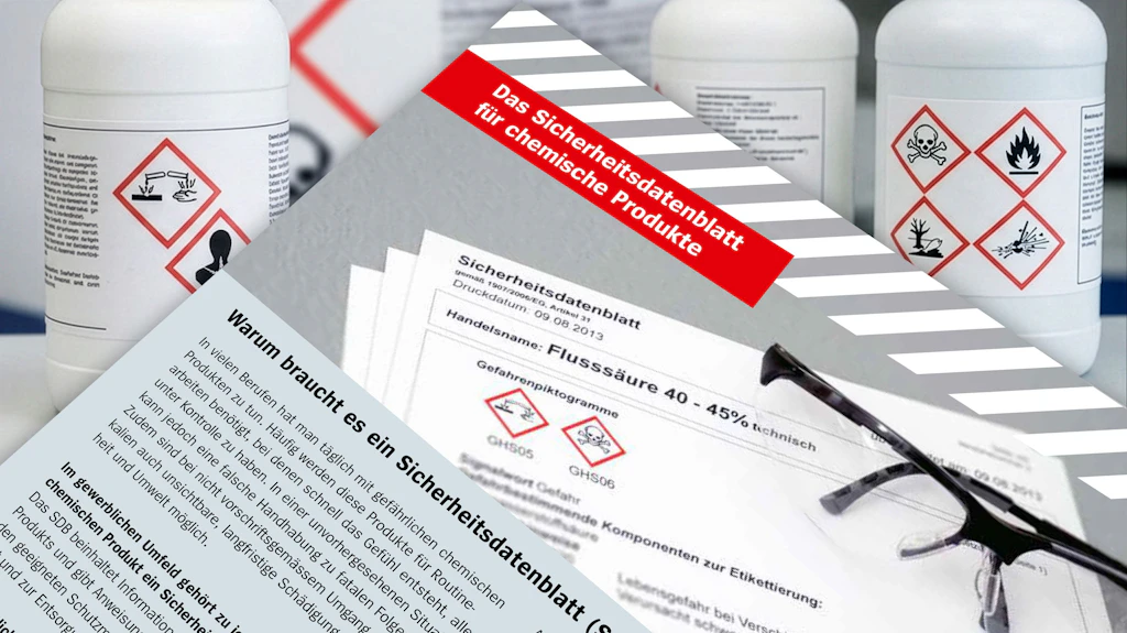 Chemikalien - Sicherheitsdatenblatt (SDB)
