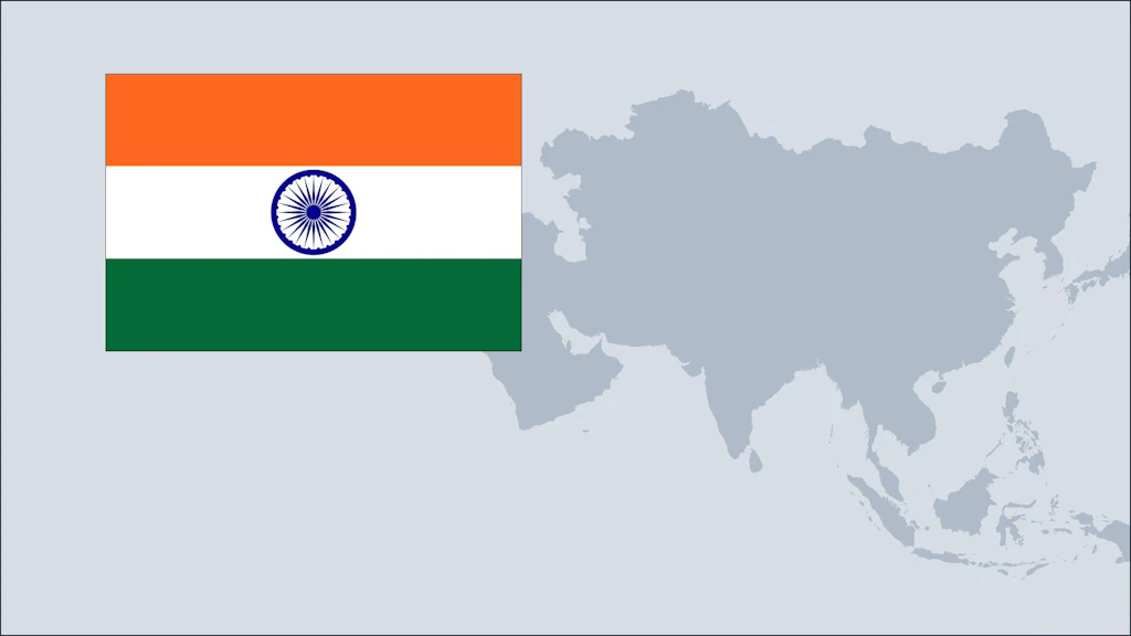 Indien Flagge