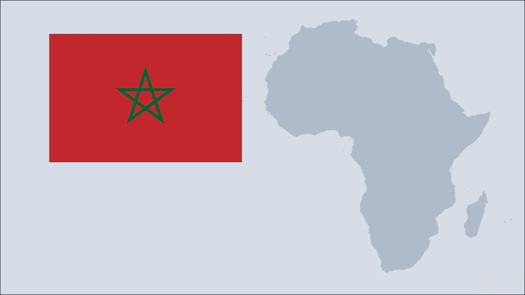Marokko Flagge