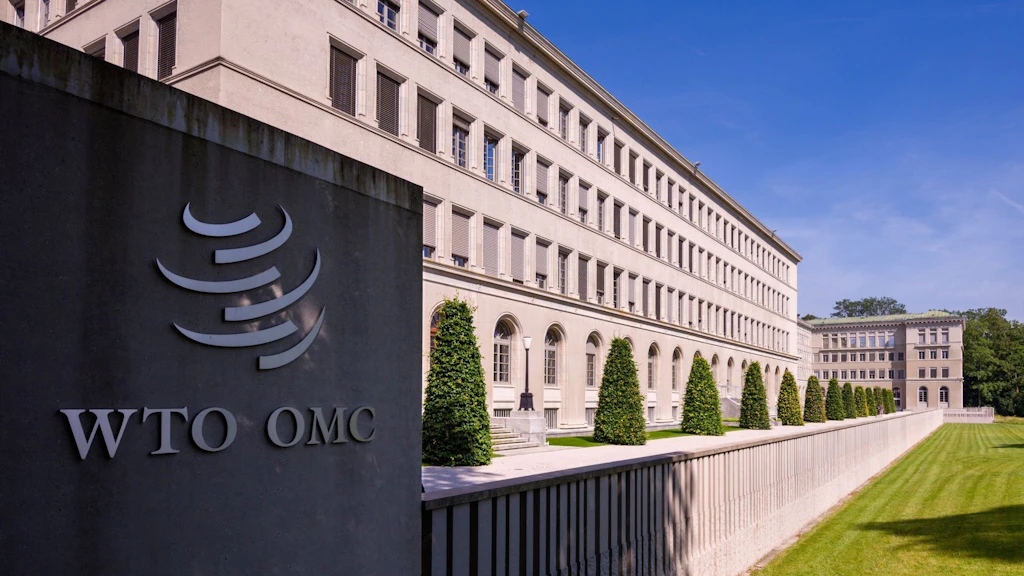 The WTO building on Lake Geneva