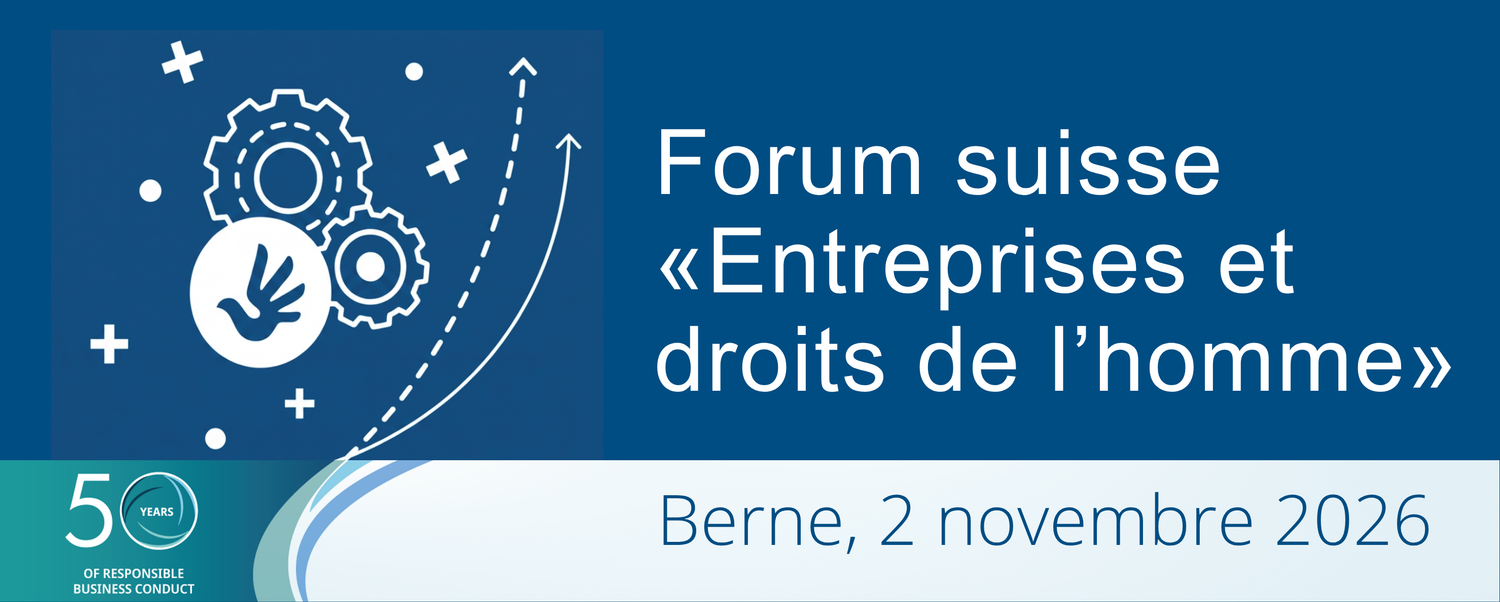 Bannière Forum entreprises et droits de l'homme