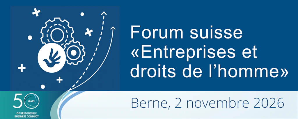 Bannière Forum entreprises et droits de l'homme