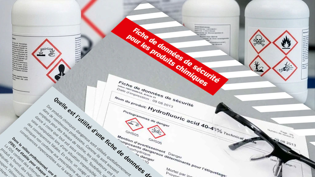Produits chimiques - Fiche de données de sécurité (FDS)