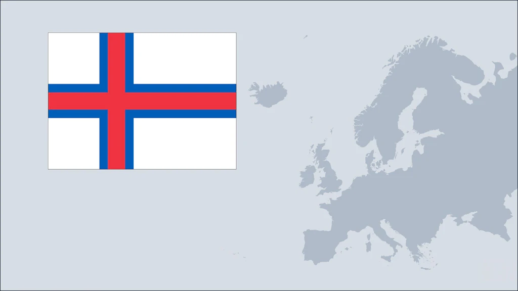 Drapeau des Îles Féroé Drapeau