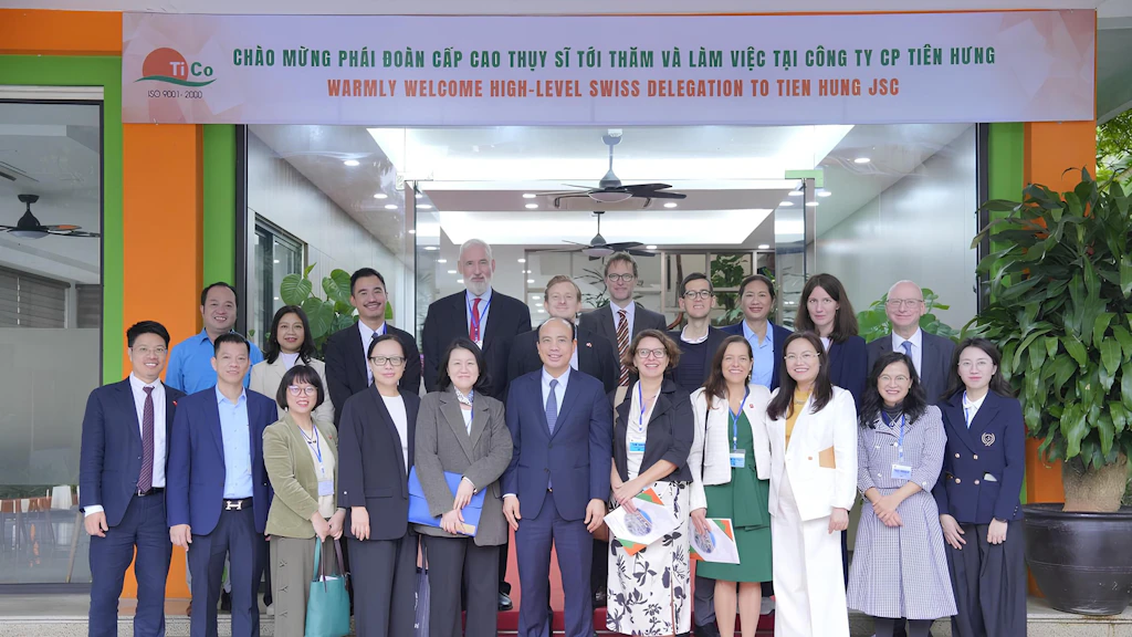La delegazione svizzera tripartita in visita di lavoro in Vietnam nel febbraio 2026