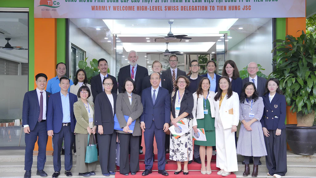 La delegazione svizzera tripartita in visita di lavoro in Vietnam nel febbraio 2026