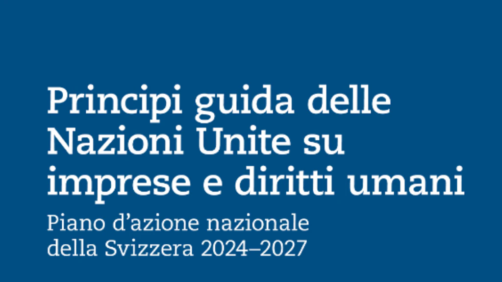 Copertina del documento del PNA della Svizzera 2024-2027